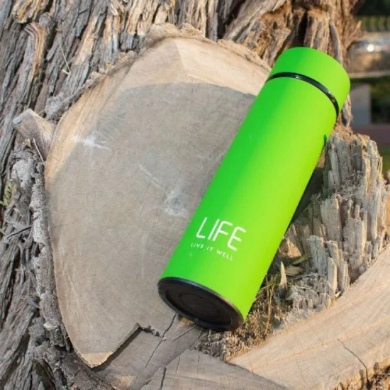 Life Insulated Stainless Steel Water Bottle 500ML - Light Green